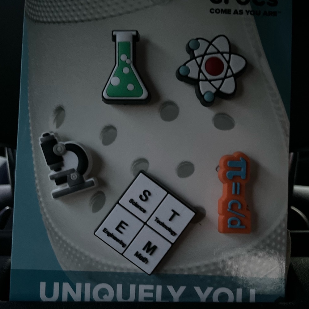 2/$15 Science/Math Croc Charms